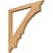 Ekena Millwork Balboa Traditional Smooth Bracket, Western Red Cedar, 3 1/2"W x 48"D x 48"H BKT04X48X48BOA01SWR - alternate 1